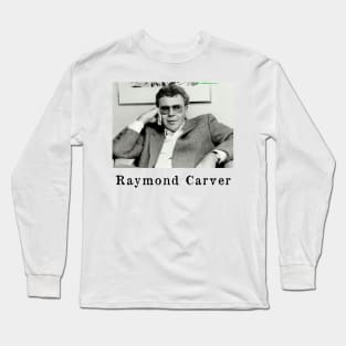 Raymond Carver Portrait Long Sleeve T-Shirt